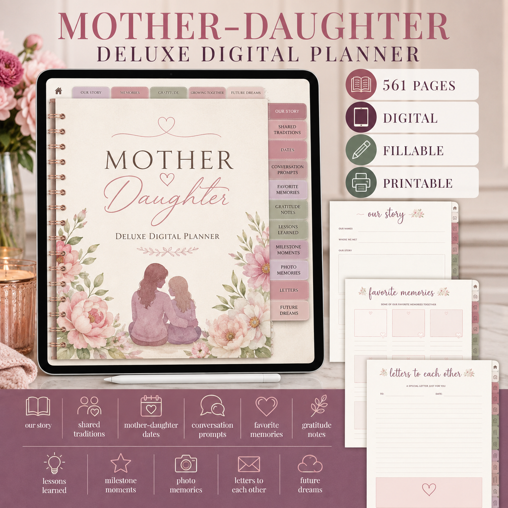 Mother–Daughter Deluxe Digital Connection Planner listing image 4 of 10
