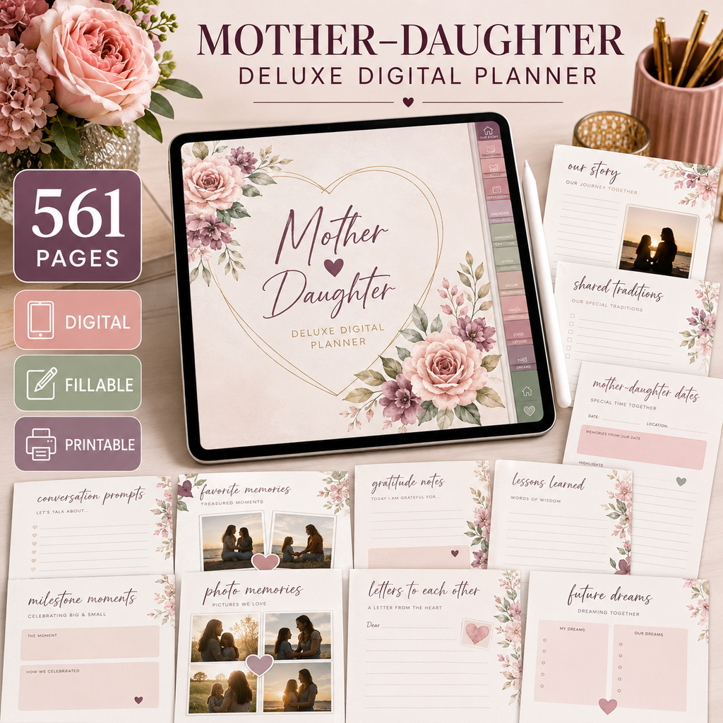 Mother–Daughter Deluxe Digital Connection Planner listing image 5 of 10
