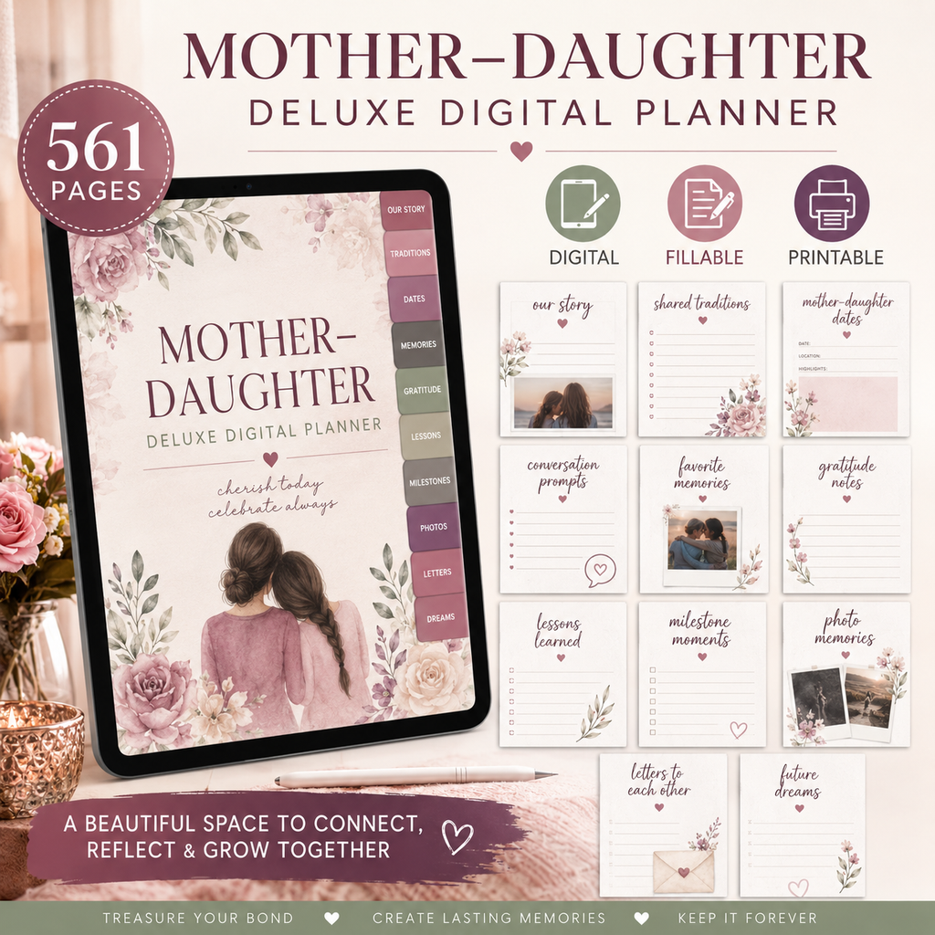 Mother–Daughter Deluxe Digital Connection Planner listing image 6 of 10
