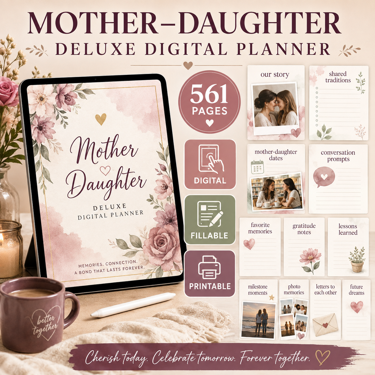 Mother–Daughter Deluxe Digital Connection Planner listing image 10 of 10
