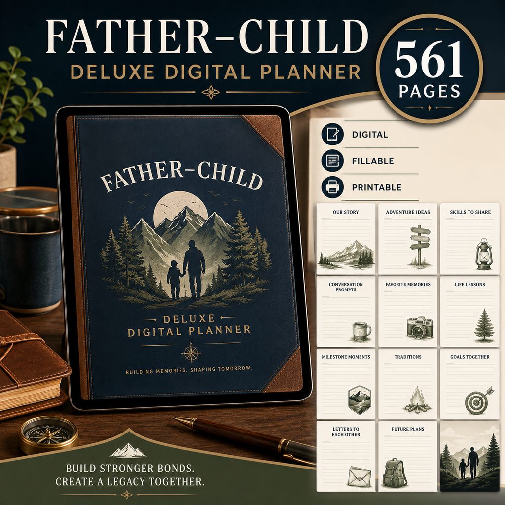 Father–Child Deluxe Digital Connection Planner listing image 1 of 10