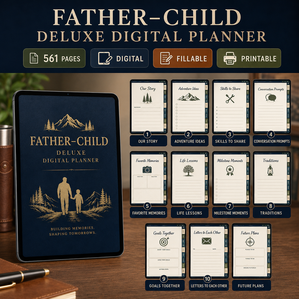 Father–Child Deluxe Digital Connection Planner listing image 2 of 10