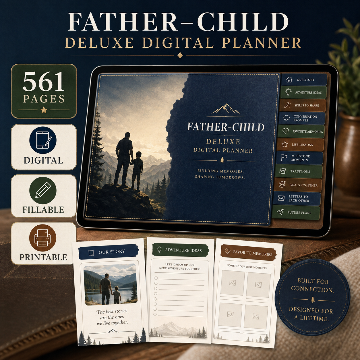 Father–Child Deluxe Digital Connection Planner listing image 4 of 10