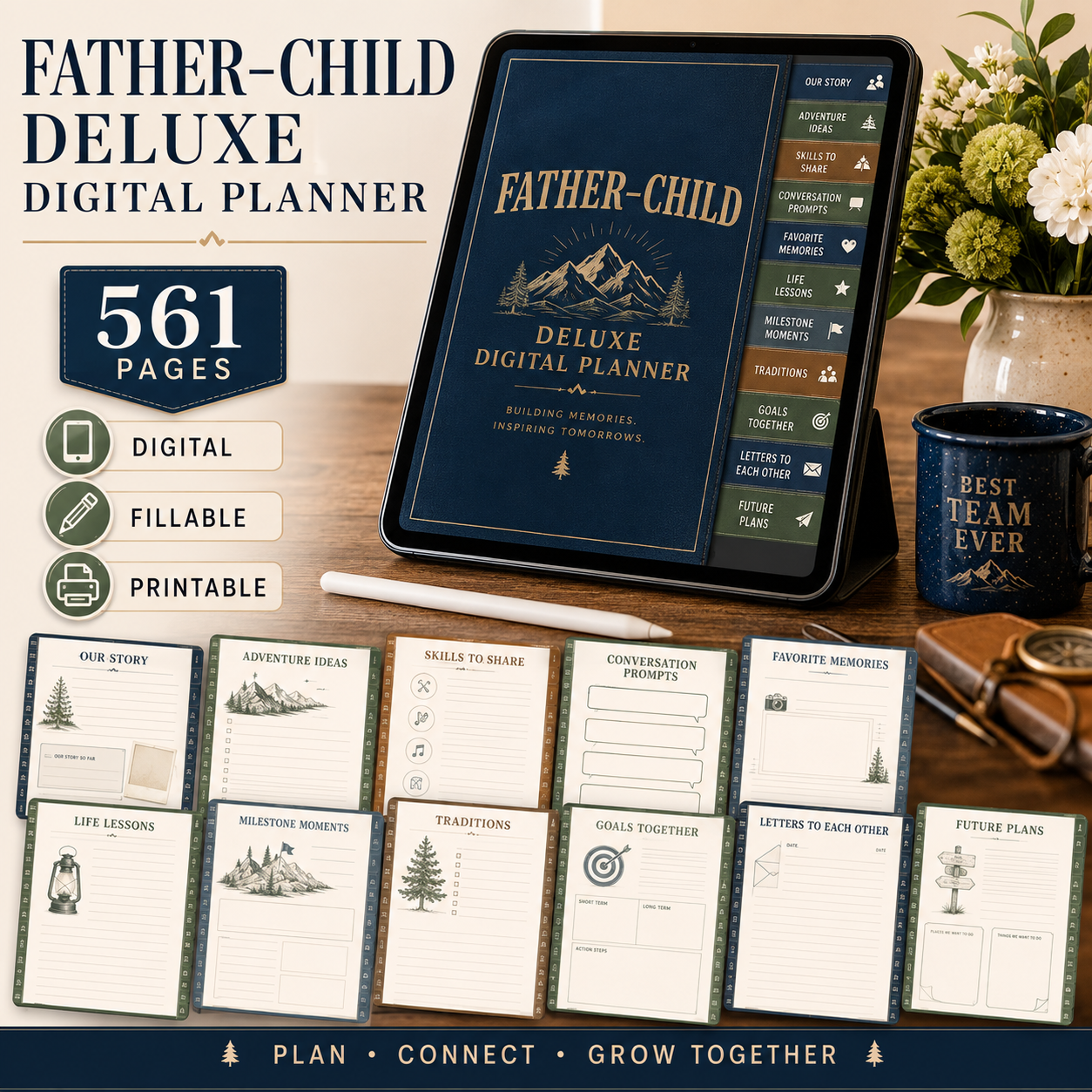 Father–Child Deluxe Digital Connection Planner listing image 5 of 10