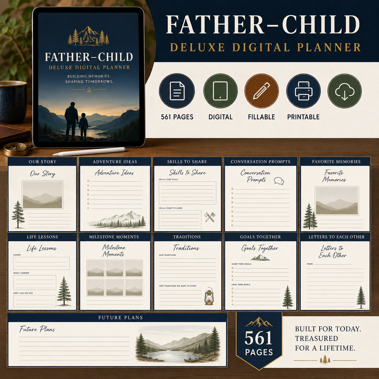 Father–Child Deluxe Digital Connection Planner listing image 6 of 10