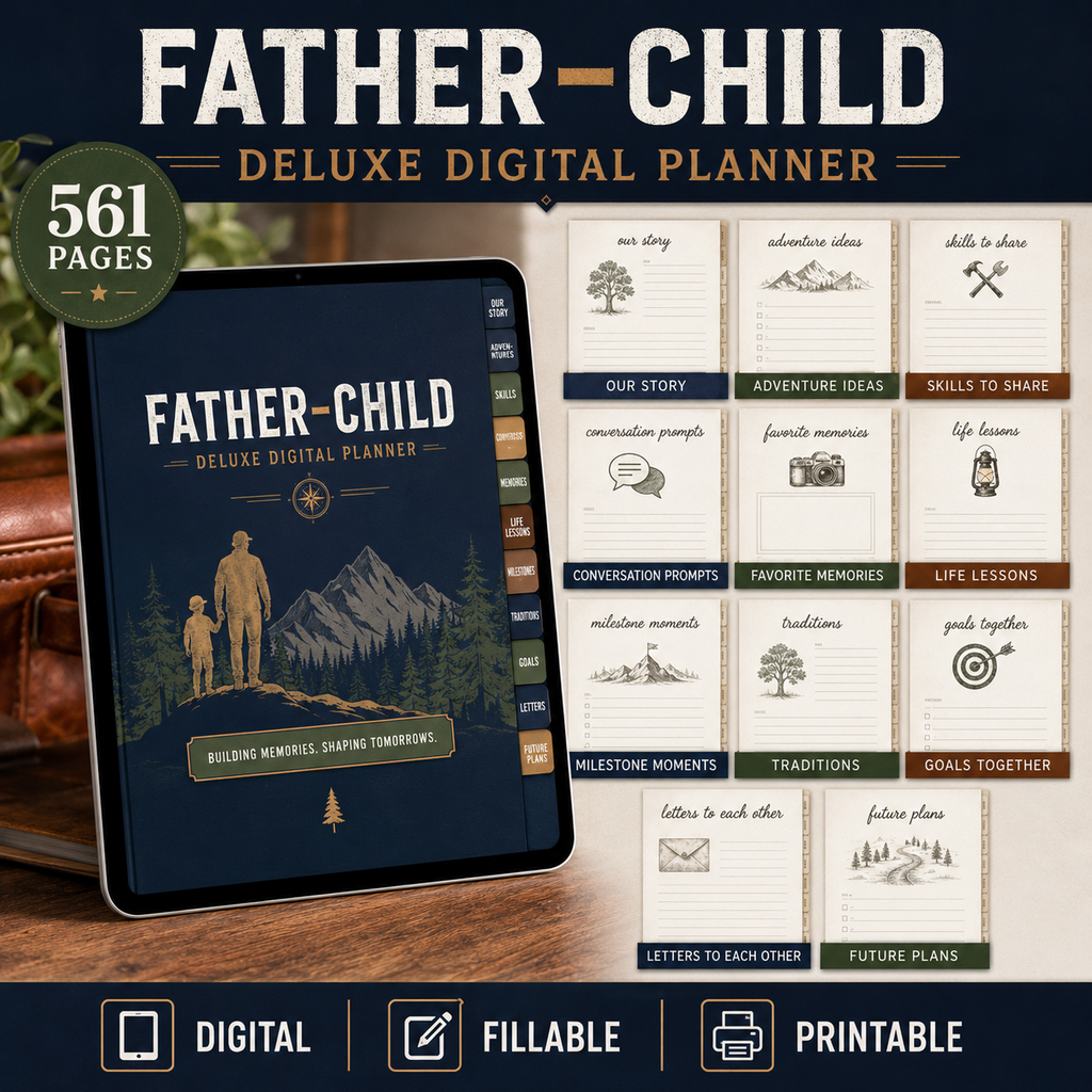 Father–Child Deluxe Digital Connection Planner listing image 8 of 10