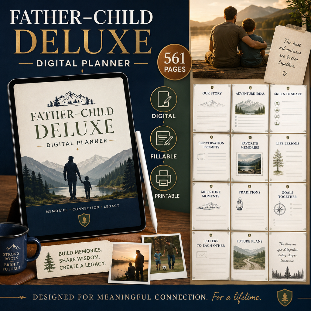 Father–Child Deluxe Digital Connection Planner listing image 10 of 10