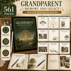 Grandparent Memory and Legacy Deluxe Digital Planner listing image 9 of 10
