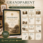Grandparent Memory and Legacy Deluxe Digital Planner listing image 10 of 10