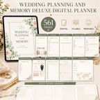 Wedding Planning and Memory Deluxe Digital Planner listing image 2 of 10