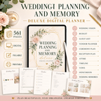 Wedding Planning and Memory Deluxe Digital Planner listing image 4 of 10