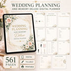 Wedding Planning and Memory Deluxe Digital Planner listing image 5 of 10