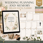 Wedding Planning and Memory Deluxe Digital Planner listing image 7 of 10