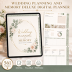 Wedding Planning and Memory Deluxe Digital Planner listing image 9 of 10
