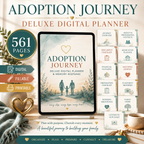 Adoption Journey Deluxe Digital Planner and Memory Keepsake — listing image 01