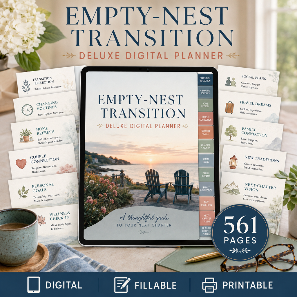 Empty-Nest Transition Deluxe Digital Planner — listing image 01