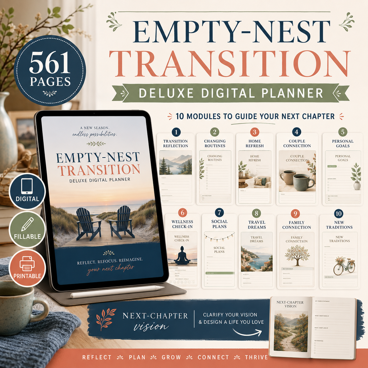 Empty-Nest Transition Deluxe Digital Planner — listing image 02