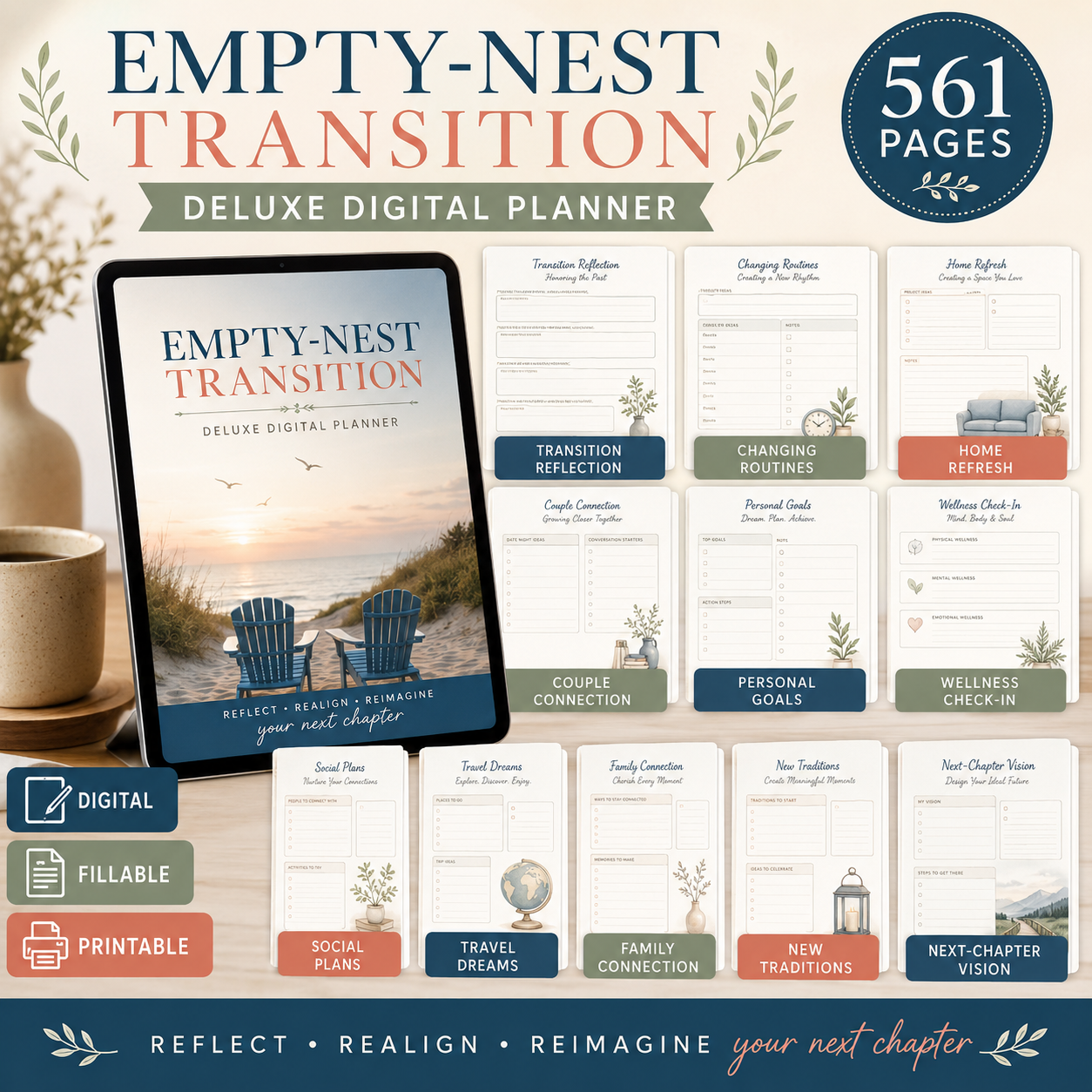 Empty-Nest Transition Deluxe Digital Planner — listing image 06