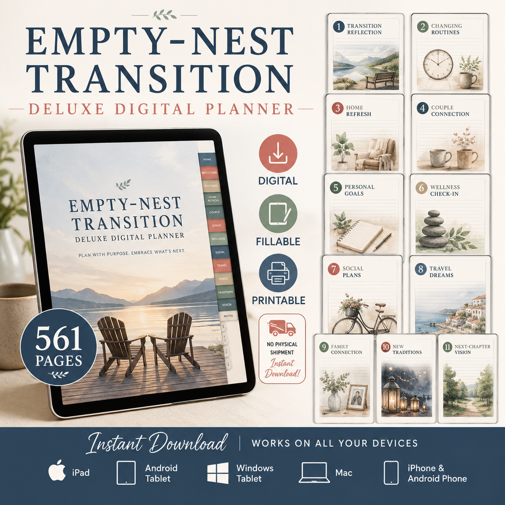 Empty-Nest Transition Deluxe Digital Planner — listing image 09