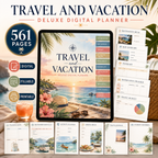 Travel and Vacation Deluxe Digital Planner — listing image 01