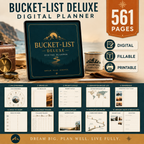 Bucket-List Deluxe Digital Planner and Adventure Journal — listing image 02