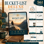 Bucket-List Deluxe Digital Planner and Adventure Journal — listing image 05
