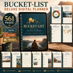 Bucket-List Deluxe Digital Planner and Adventure Journal — listing image 08