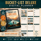 Bucket-List Deluxe Digital Planner and Adventure Journal — listing image 09