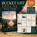Bucket-List Deluxe Digital Planner and Adventure Journal — listing image 10