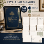 Five-Year Memory Deluxe Digital Planner and Keepsake — listing image 03