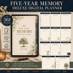 Five-Year Memory Deluxe Digital Planner and Keepsake — listing image 08