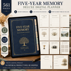 Five-Year Memory Deluxe Digital Planner and Keepsake — listing image 09