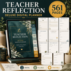 Teacher Reflection Deluxe Digital Planner — listing image 01