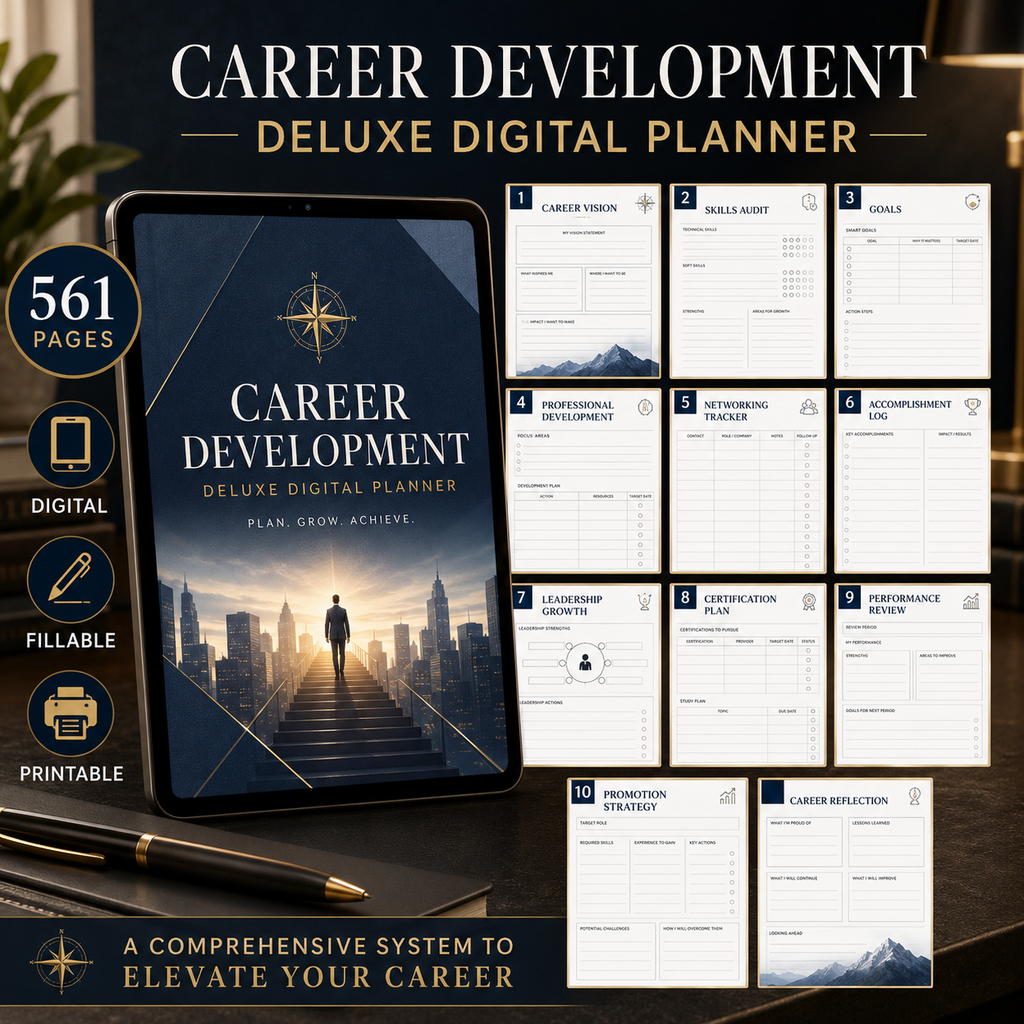 Career Development Deluxe Digital Planner — listing image 02