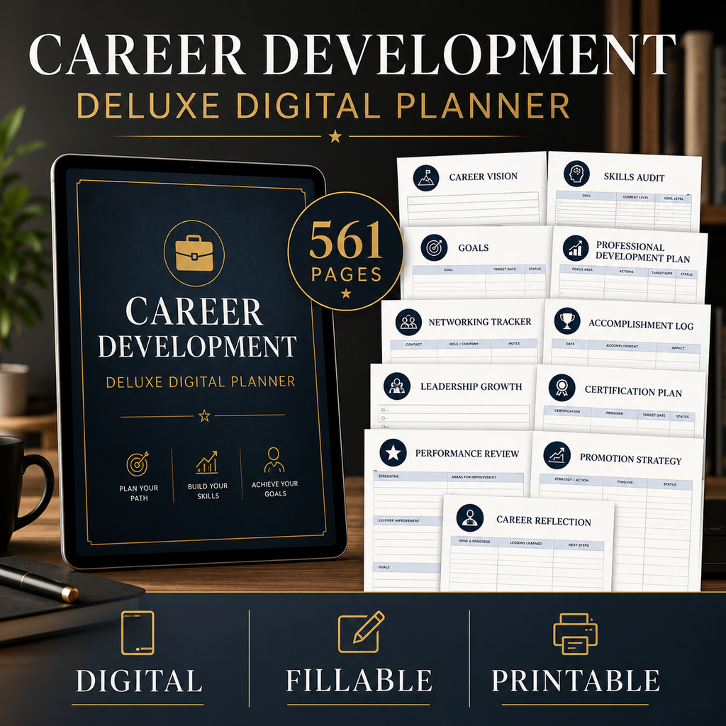 Career Development Deluxe Digital Planner — listing image 03