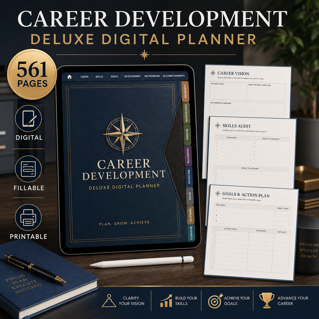 Career Development Deluxe Digital Planner — listing image 04