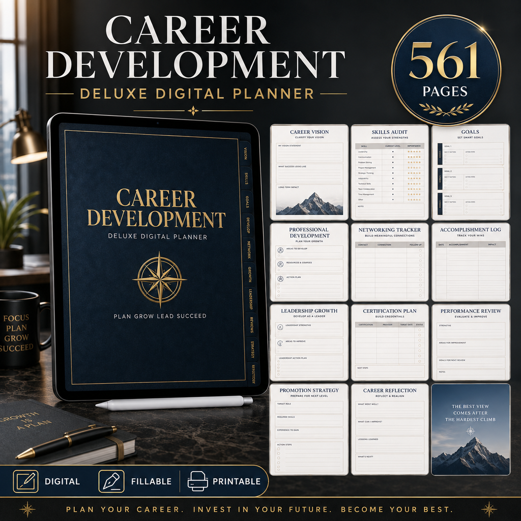 Career Development Deluxe Digital Planner — listing image 10