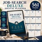 Job-Search Deluxe Digital Planner and Application Tracker — listing image 01
