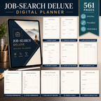 Job-Search Deluxe Digital Planner and Application Tracker — listing image 02