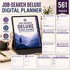 Job-Search Deluxe Digital Planner and Application Tracker — listing image 08