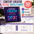 Content-Creator Deluxe Digital Planner and Production System — listing image 01