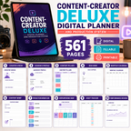 Content-Creator Deluxe Digital Planner and Production System — listing image 02