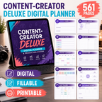 Content-Creator Deluxe Digital Planner and Production System — listing image 03