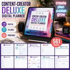 Content-Creator Deluxe Digital Planner and Production System — listing image 05