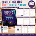 Content-Creator Deluxe Digital Planner and Production System — listing image 06
