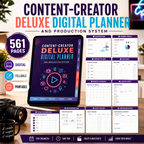 Content-Creator Deluxe Digital Planner and Production System — listing image 08