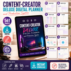Content-Creator Deluxe Digital Planner and Production System — listing image 09
