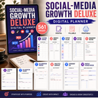 Social-Media Growth Deluxe Digital Planner — listing image 02