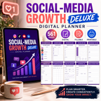Social-Media Growth Deluxe Digital Planner — listing image 07