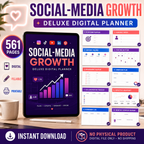Social-Media Growth Deluxe Digital Planner — listing image 09